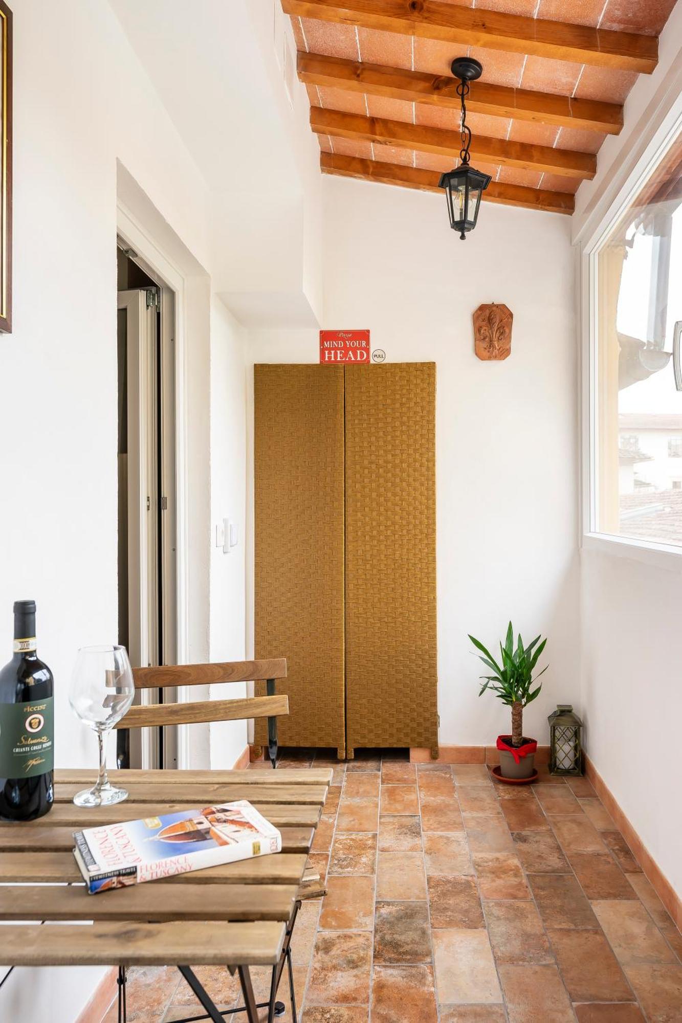 Flat Moon Over Terrace And Free Parking * Florencia